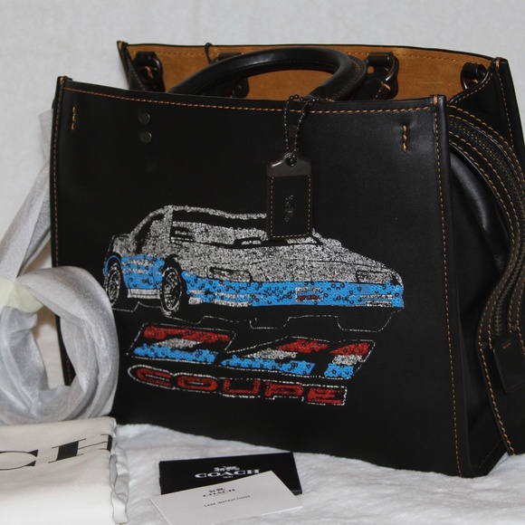 NWT COACH Rogue 30 and Wallet Set Leather Purse Handbag - Picture 5 of 16